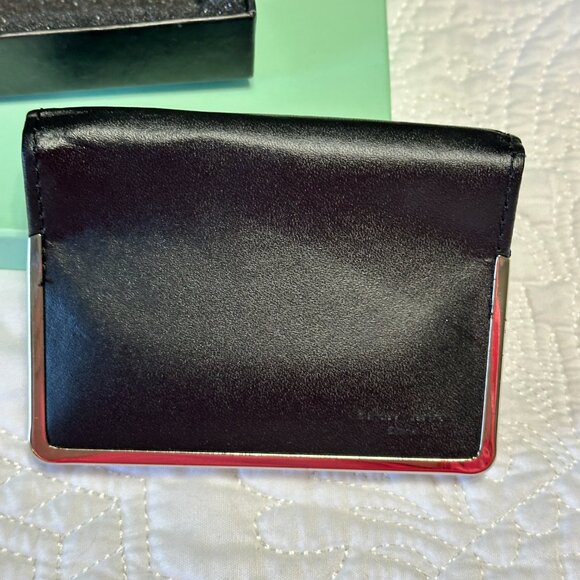 Black Business Card Holder - Picture 3 of 5